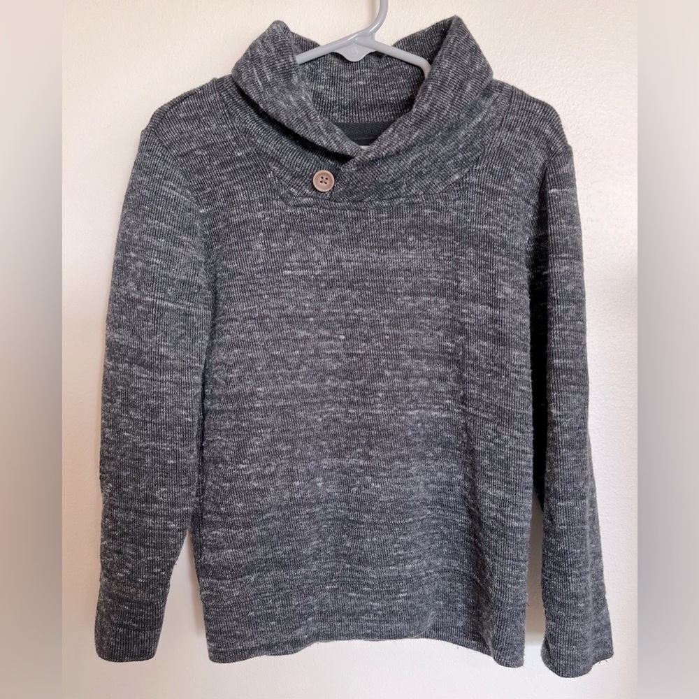 Old Navy Boys Cute Lightweight Heather Gray Sweater